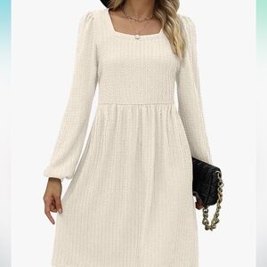 Long sleeve black dress